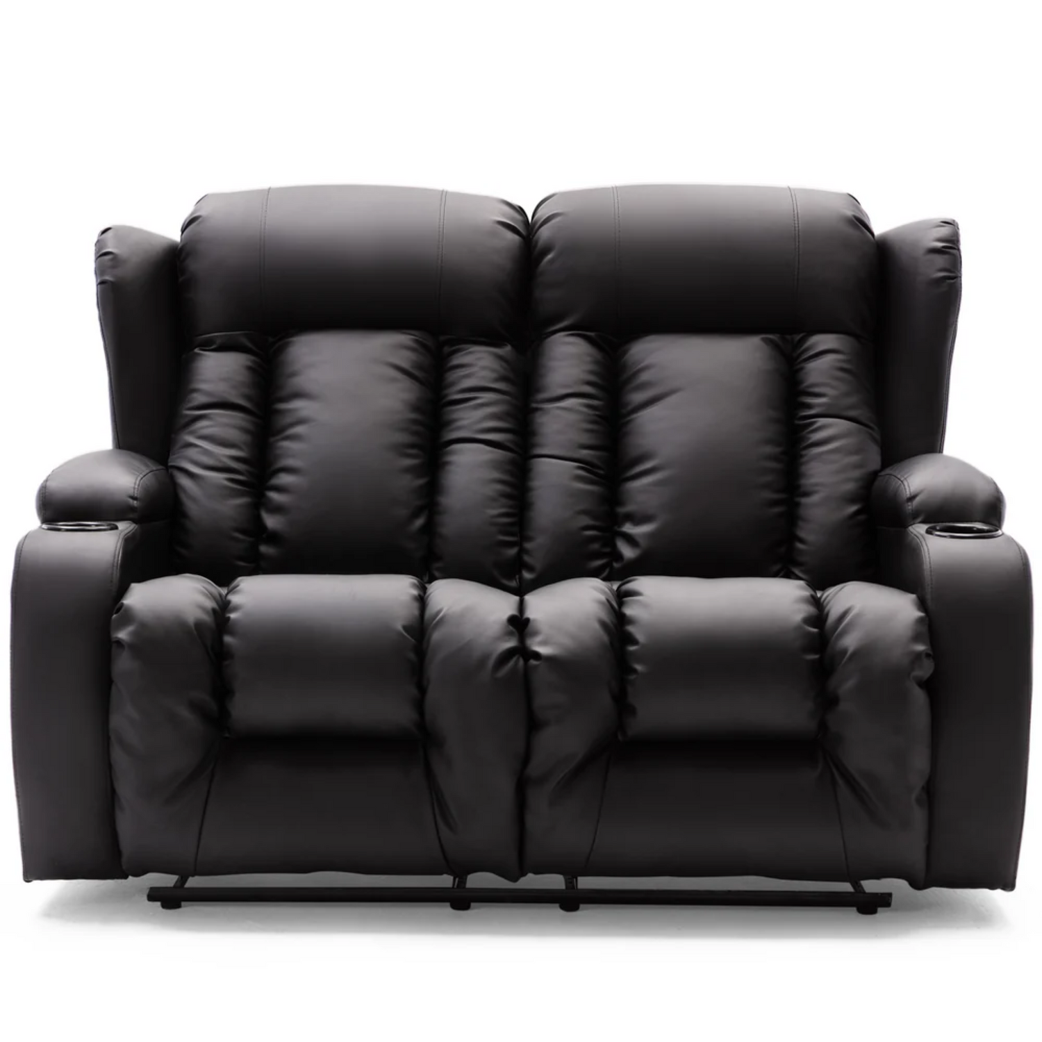 Caesar - Canapé inclinable en cuir 2 places