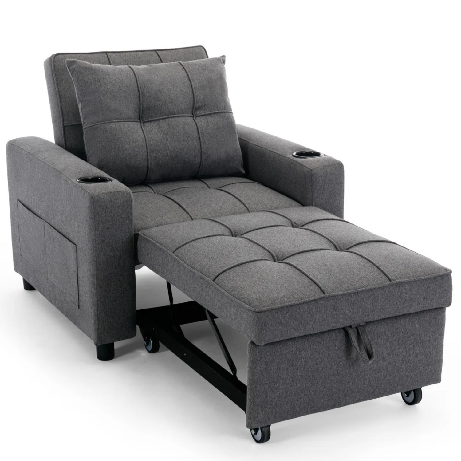 Hudson – Le fauteuil-lit 1 place, compact et élégant